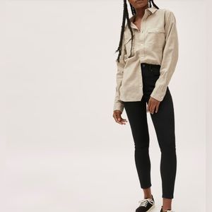 Everlane Authentic Stretch High-Rise Skinny in Black